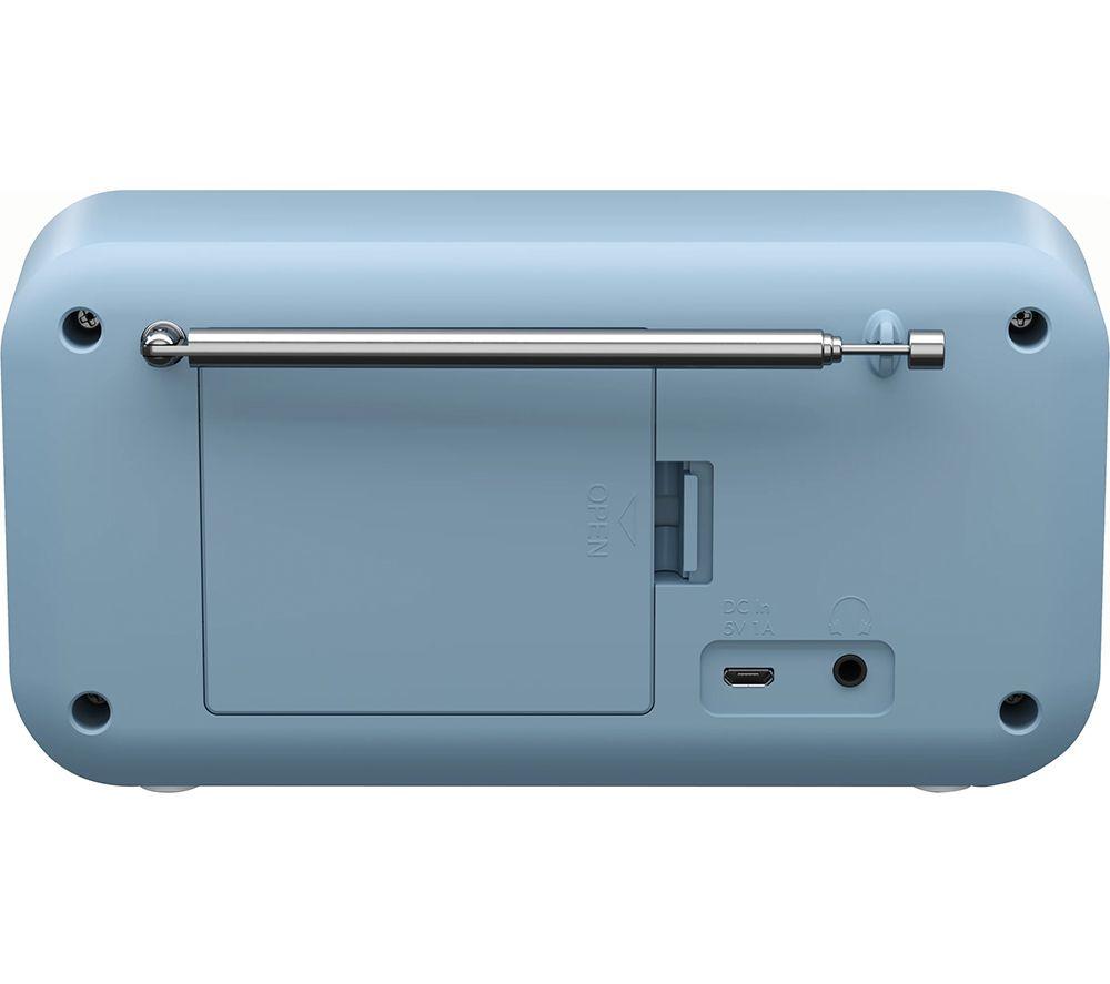 SHARP Tokyo DR-P420 Portable DAB+/FM Bluetooth Radio - Steel Blue image number 6 of 9