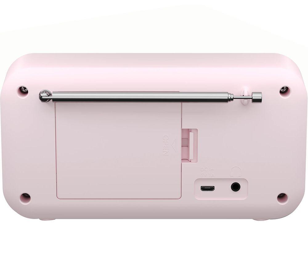 SHARP Tokyo DR-P420 Portable DAB+/FM Bluetooth Radio - Blossom Pink image number 6 of 9