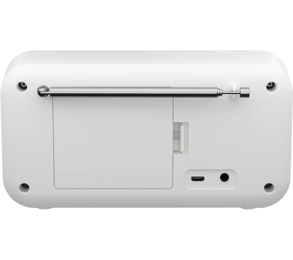 SHARP Tokyo DR-P420 Portable DAB+/FM Bluetooth Radio - Snowy White image number 4 of 7