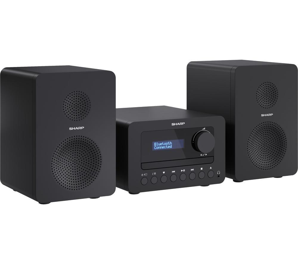 SHARP XL-B520D Tokyo Bluetooth Hi-Fi Micro System &ndash; Black image number 2 of 11