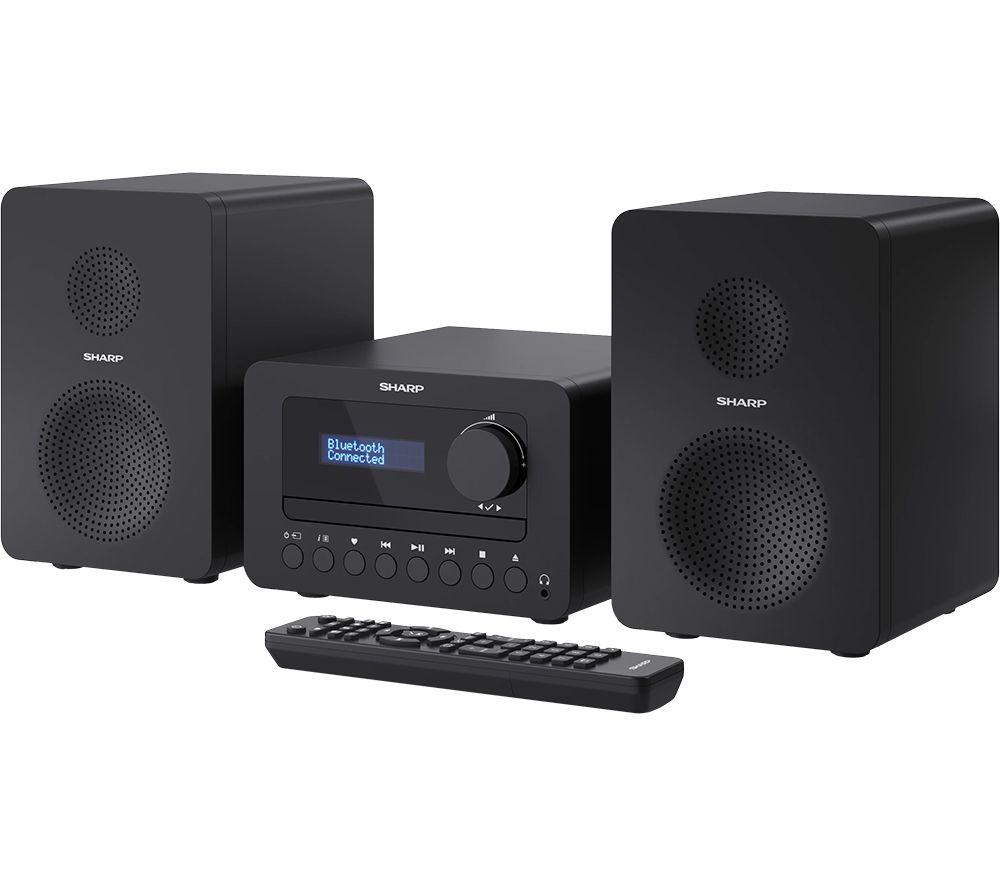 SHARP XL-B520D Tokyo Bluetooth Hi-Fi Micro System &ndash; Black image number 3 of 11