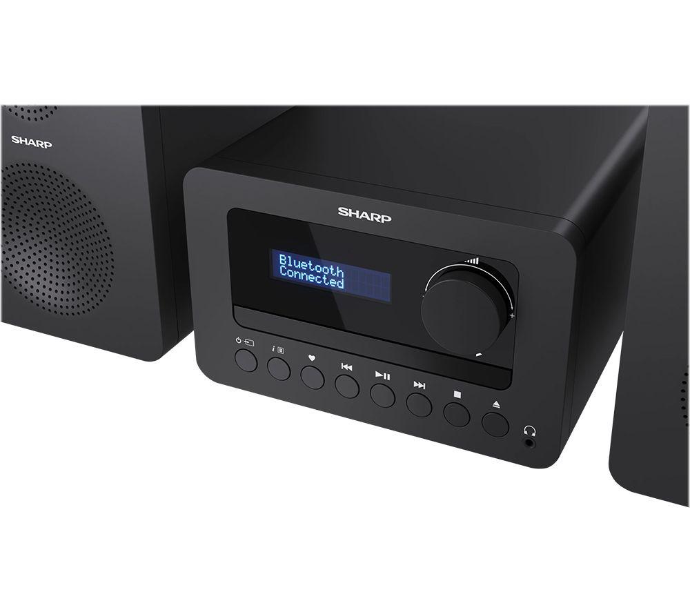 SHARP XL-B520D Tokyo Bluetooth Hi-Fi Micro System &ndash; Black image number 6 of 11