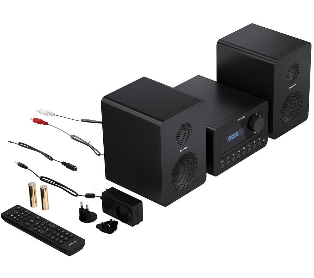 SHARP XL-B520D Tokyo Bluetooth Hi-Fi Micro System &ndash; Black image number 8 of 11