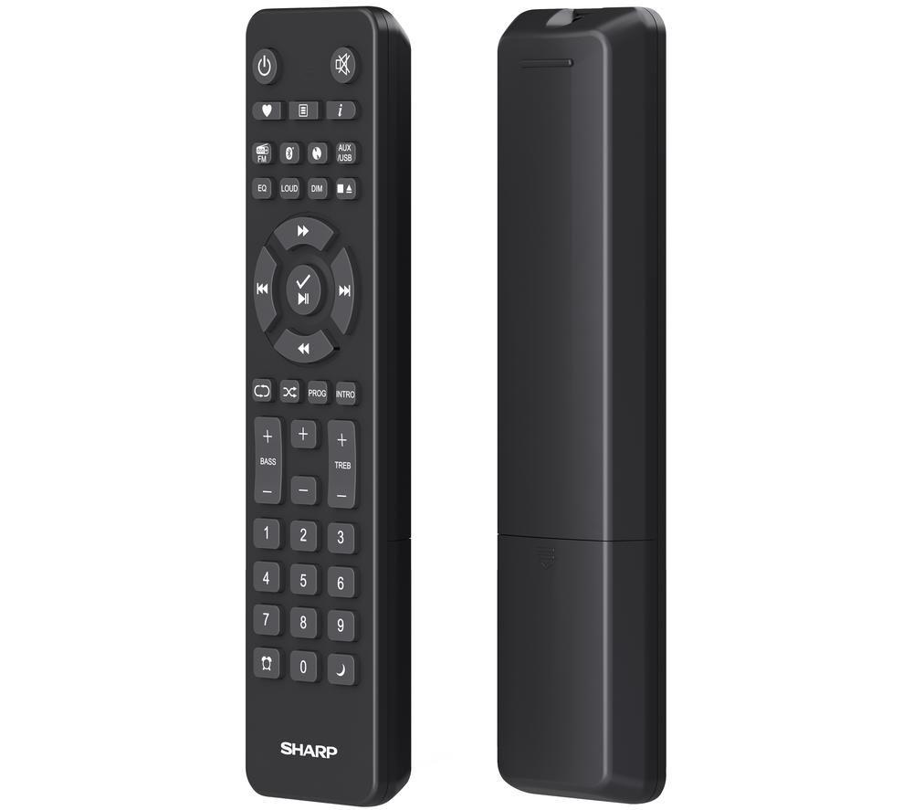 SHARP XL-B520D Tokyo Bluetooth Hi-Fi Micro System &ndash; Black image number 9 of 11