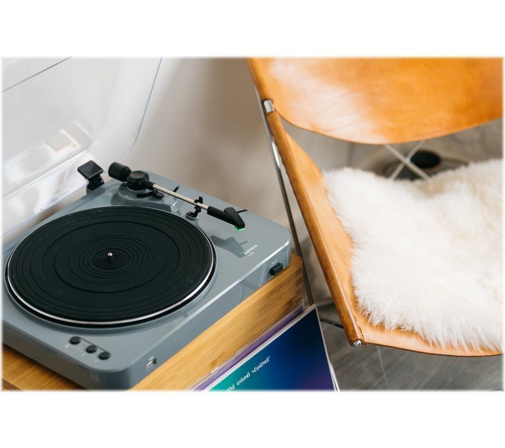 LENCO L-85 Belt Drive Turntable - Grey image number 6 of 8