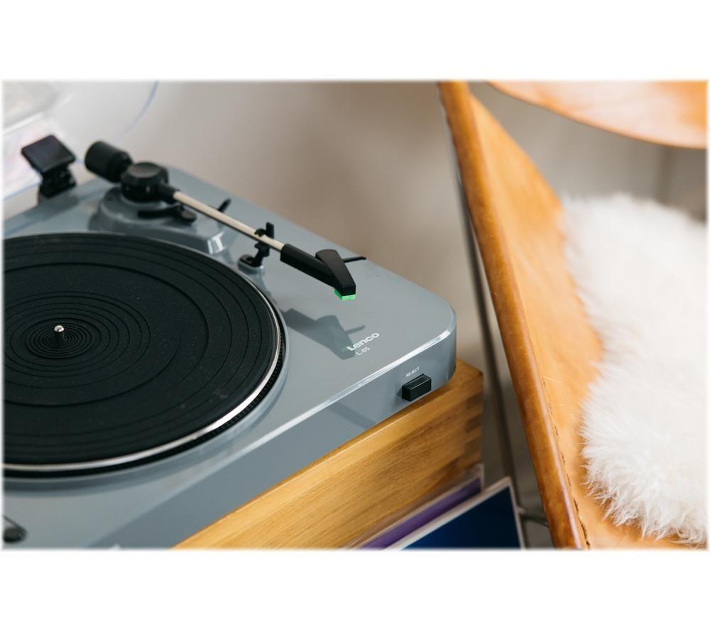LENCO L-85 Belt Drive Turntable - Grey image number 7 of 8