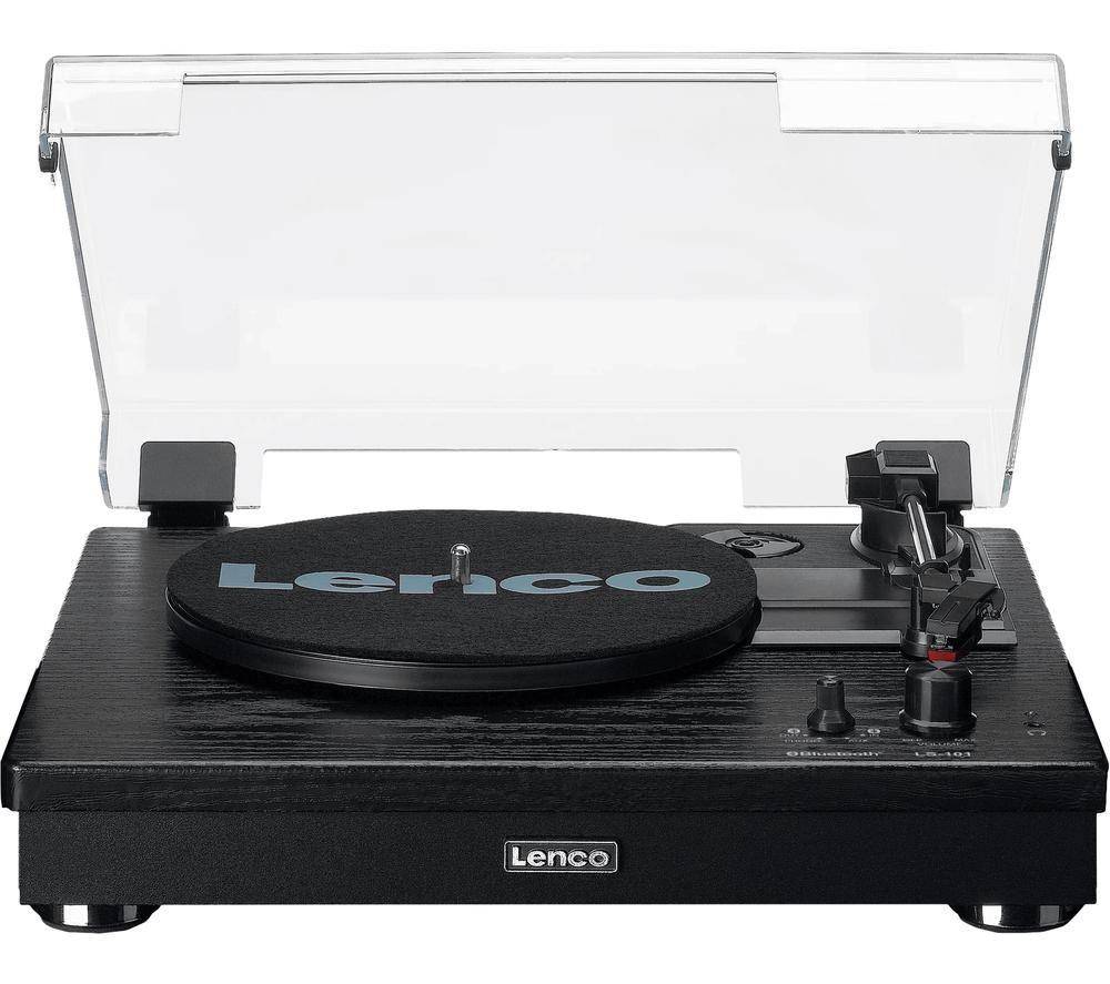 LENCO LS-101 Belt Drive Bluetooth Turntable - Black image number 6 of 11