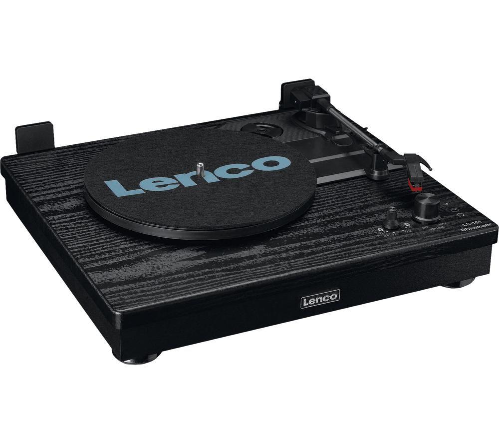 LENCO LS-101 Belt Drive Bluetooth Turntable - Black image number 8 of 11