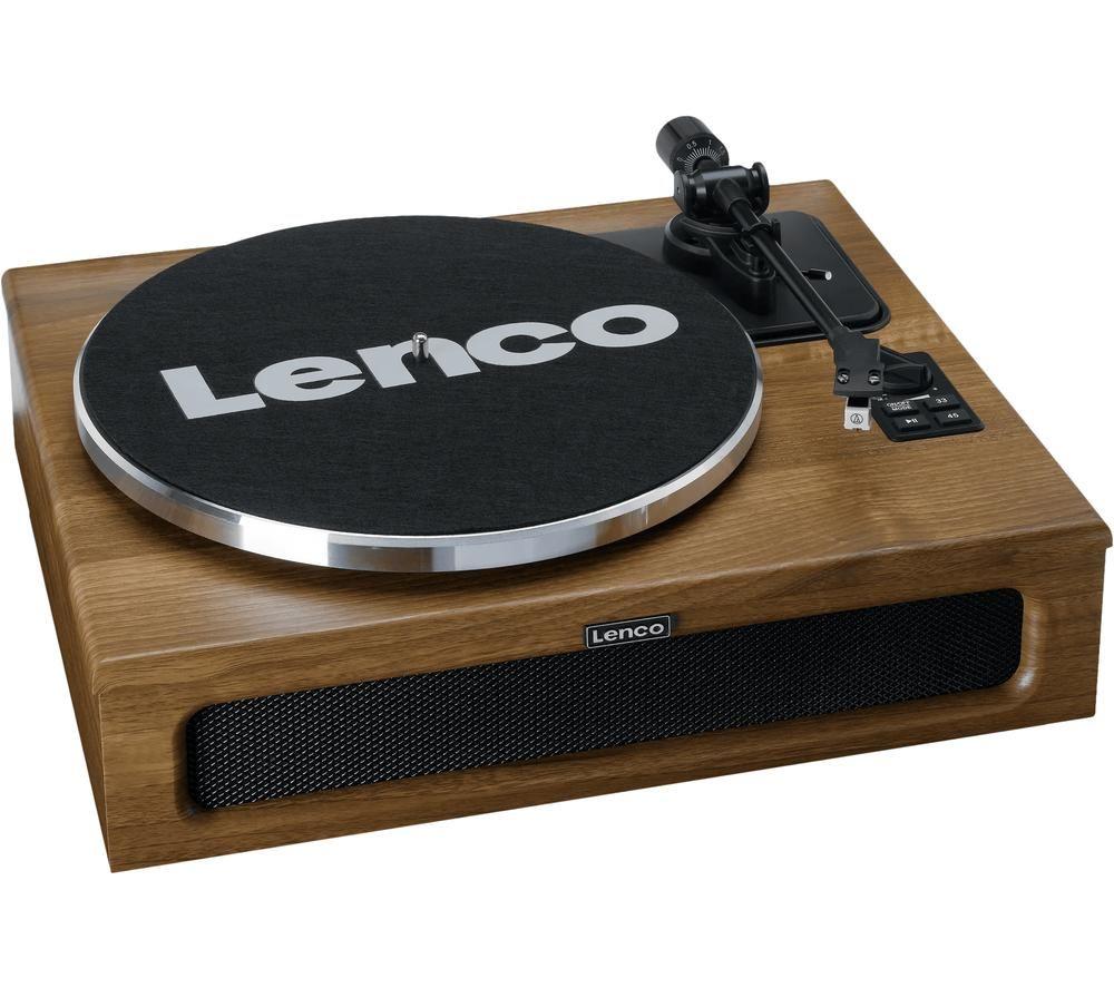 LENCO LS-410WA Belt Drive Bluetooth Turntable - Wood image number 4 of 12