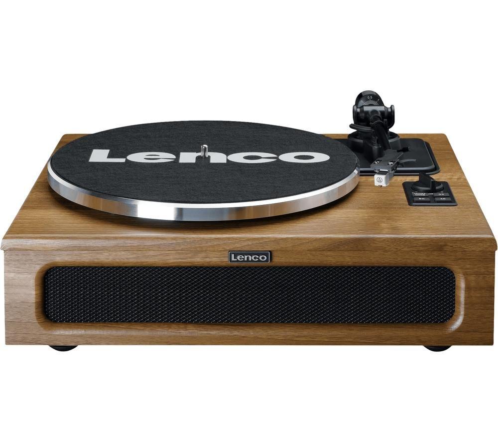 LENCO LS-410WA Belt Drive Bluetooth Turntable - Wood image number 5 of 12