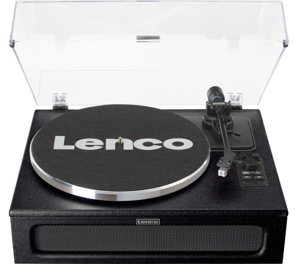 LENCO LS-430 Belt Drive Bluetooth Turntable - Black, Black
