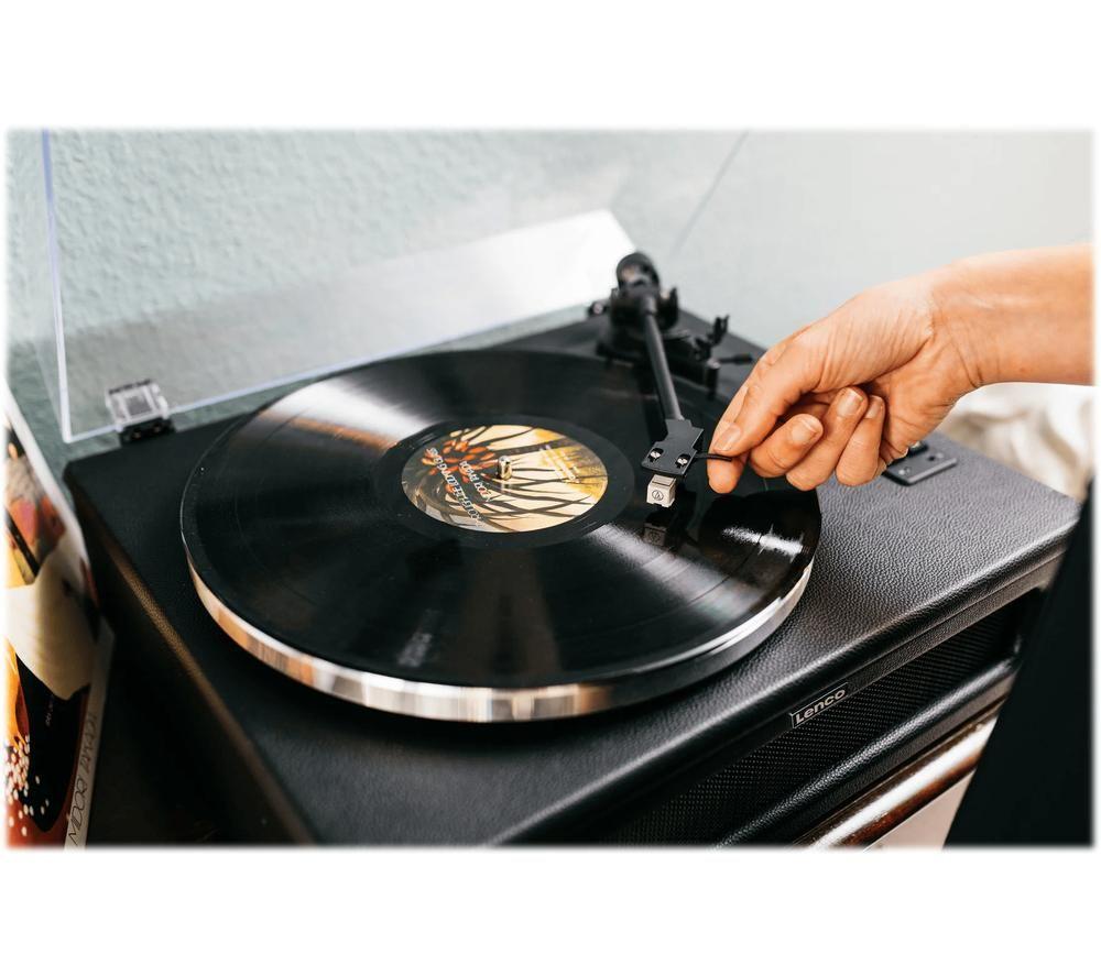 LENCO LS-430 Belt Drive Bluetooth Turntable - Black image number 12 of 14