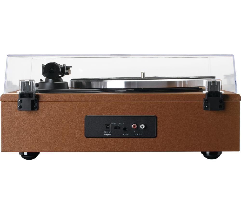 LENCO LS-430 Belt Drive Bluetooth Turntable - Brown image number 3 of 14