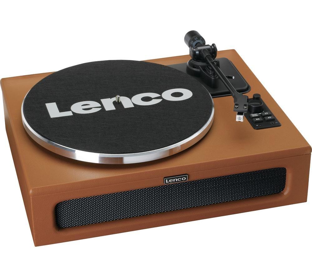 LENCO LS-430 Belt Drive Bluetooth Turntable - Brown image number 6 of 14