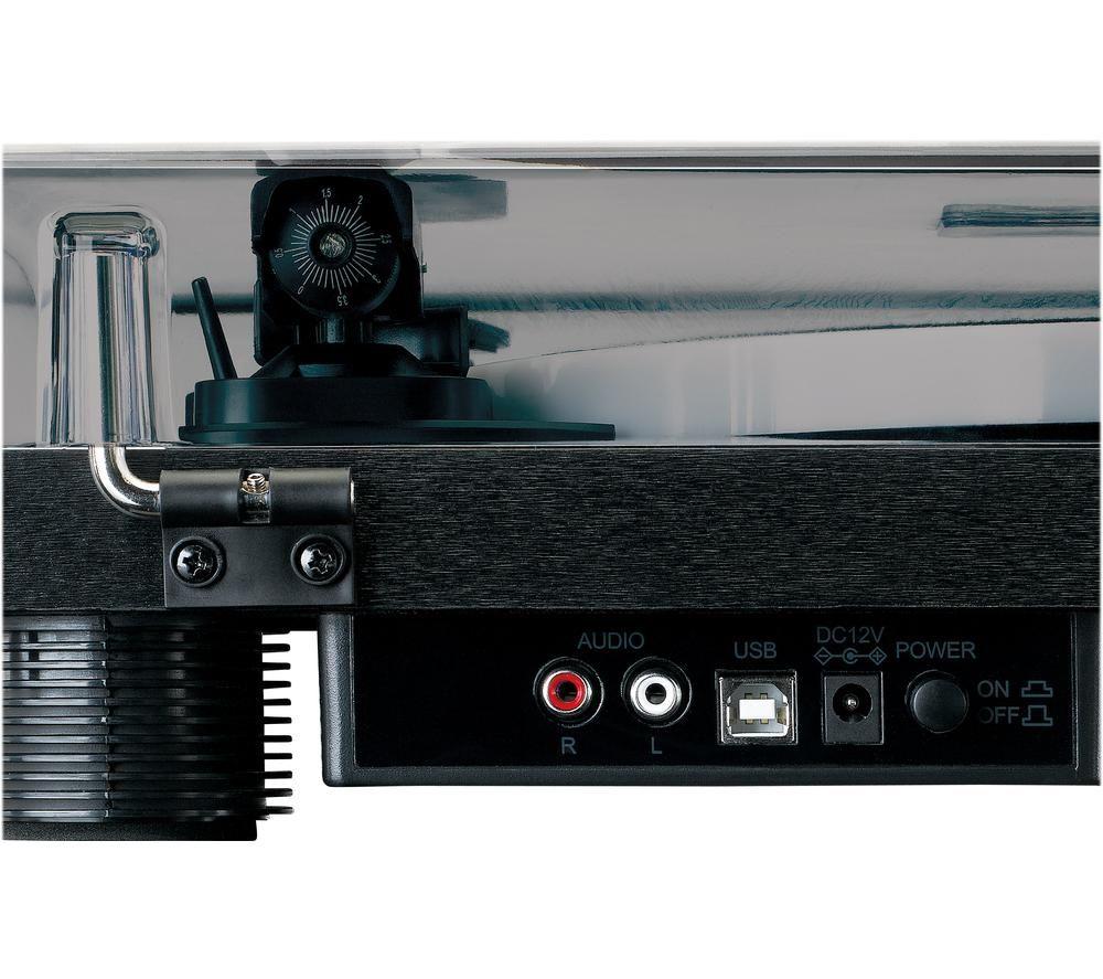 LENCO LS-50LED Belt Drive Turntable - Black image number 6 of 8