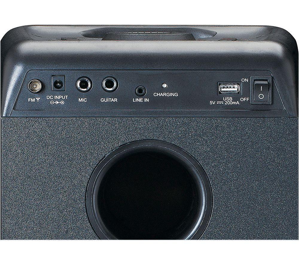 LENCO PA-200 Bluetooth Party Speaker - Black image number 10 of 11