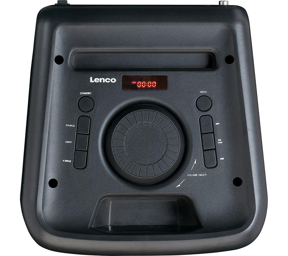 LENCO PA-200 Bluetooth Party Speaker - Black image number 11 of 11
