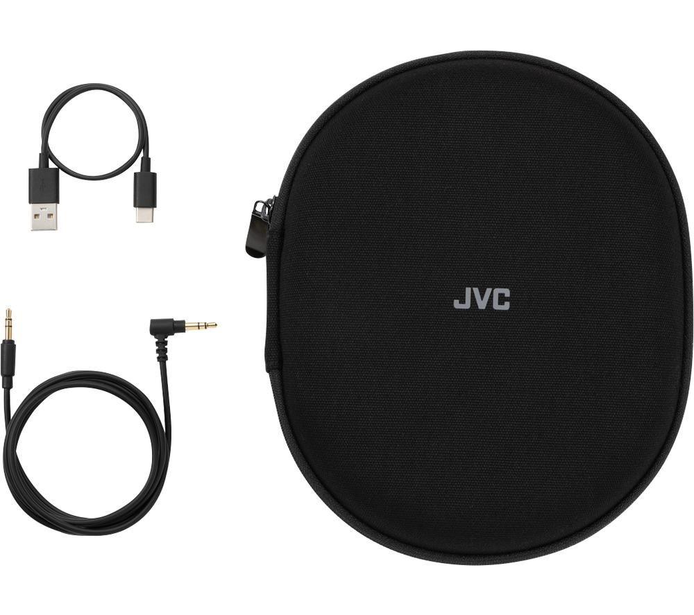 JVC HA-S100N-B-U Wireless Bluetooth Noise-Cancelling Headphones - Black image number 8 of 9