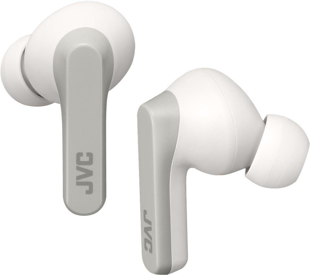 JVC HA-A9T Wireless Bluetooth Earbuds - Grey & White, Silver/Grey,White