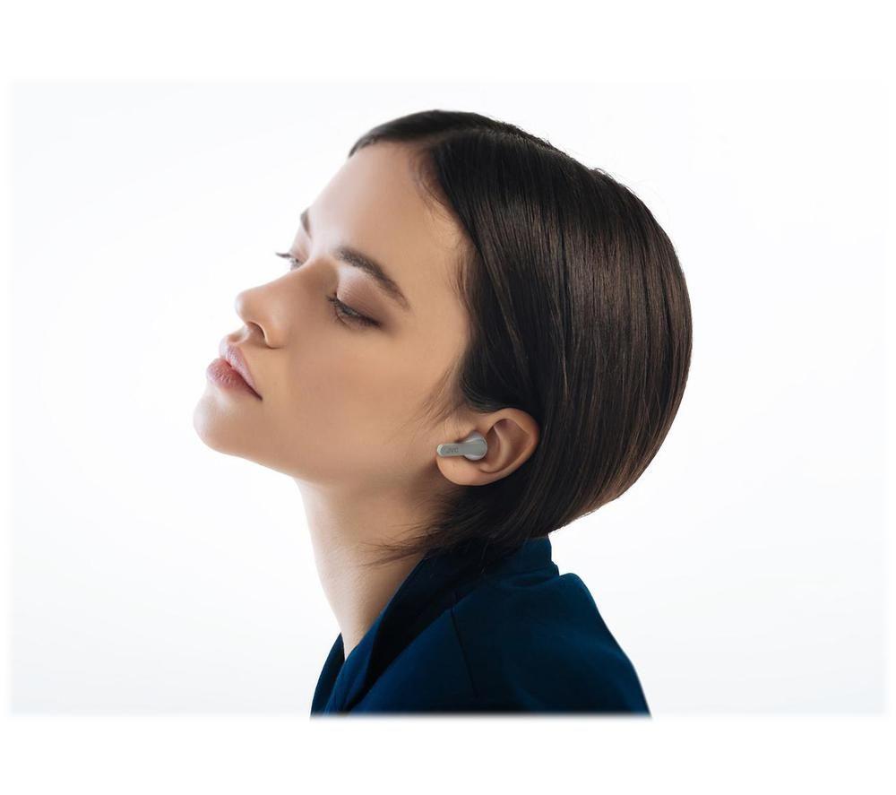 JVC HA-A9T Wireless Bluetooth Earbuds - Grey & White image number 6 of 8