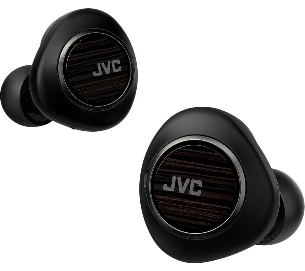 JVC HA-FW1000T Wireless Bluetooth Noise-Cancelling Earbuds - Black, Black