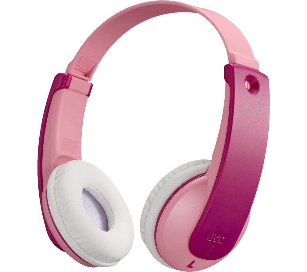 JVC TINYPHONES HA-KD10W-P-E Wireless Bluetooth Kids Headphones - Pink image number 3 of 7