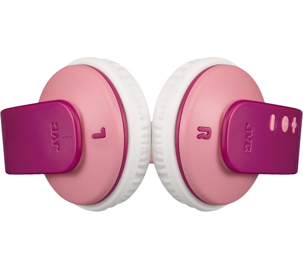 JVC TINYPHONES HA-KD10W-P-E Wireless Bluetooth Kids Headphones - Pink image number 4 of 7