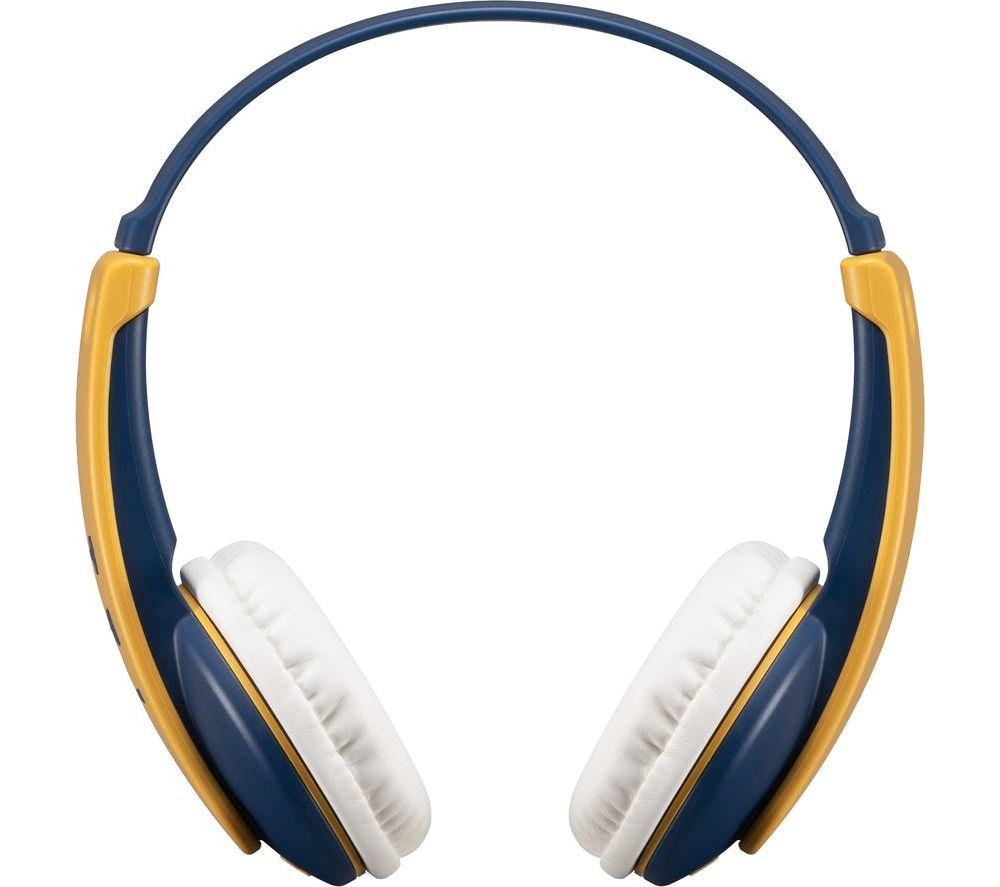 JVC TINYPHONES HA-KD10W Wireless Bluetooth Kids Headphones - Yellow & Blue, Yellow,Blue