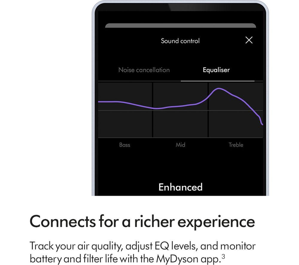 DYSON Zone Wireless Bluetooth Noise-Cancelling Air Purifying Headphones - Blue - image 8