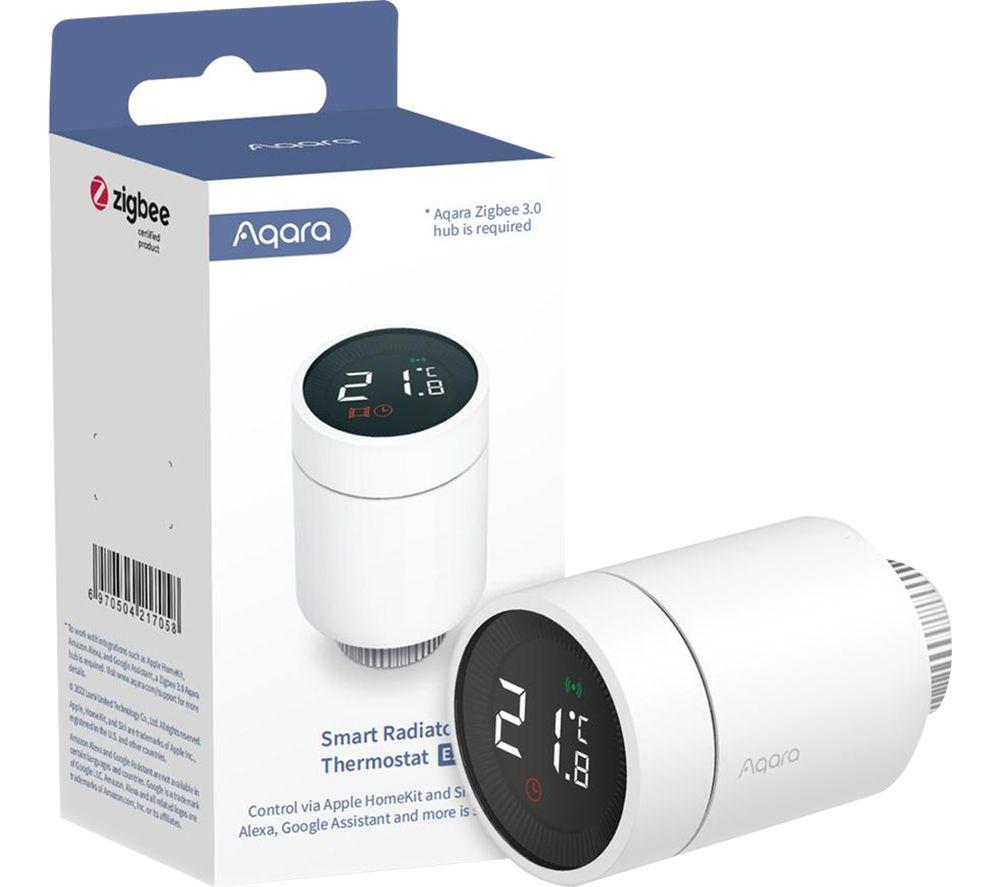 AQARA E1 Wireless Smart Radiator Thermostat Starter Kit with Aqara Smart Hub M2 - Twin Pack image number 8 of 9