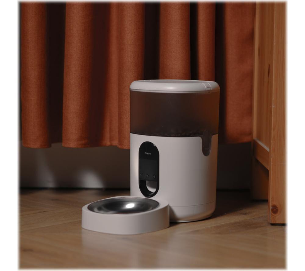 AQARA C1 Smart Pet Food Feeder with G2H Pro Camera Hub - White image number 7 of 9