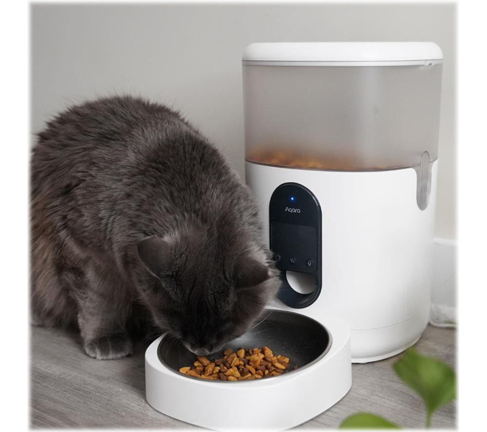 AQARA C1 Smart Pet Food Feeder with G2H Pro Camera Hub - White image number 9 of 9