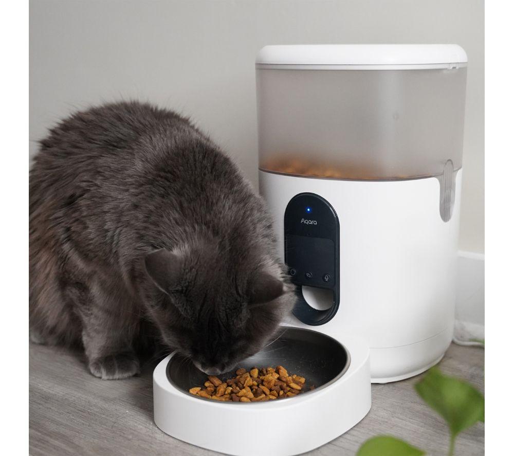 AQARA C1 Smart Pet Food Feeder with G3 Camera Hub - White image number 4 of 9