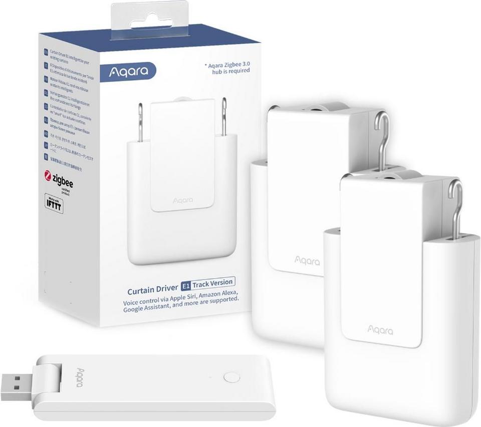 AQARA Smart Curtain Driver E1 Starter Kit - Track, Twin Pack