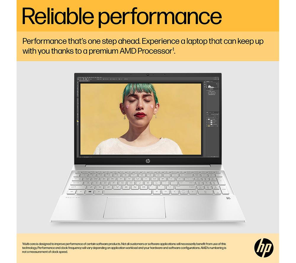 HP Pavilion 15-eh1508sa 15.6' Laptop - AMD Ryzen 7, 512 GB SSD, Natural Silver - image 5