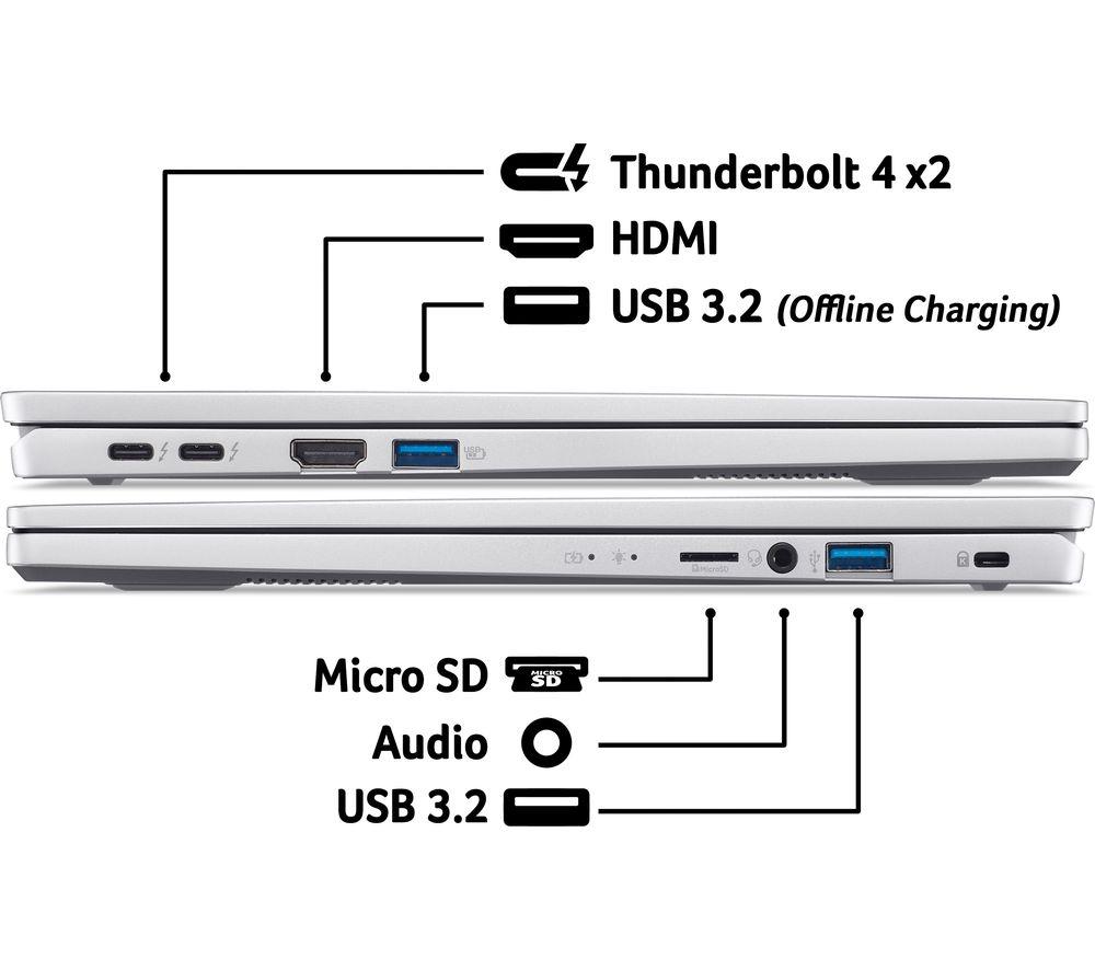 ACER Swift Go 14' Laptop - Intel® Core™ i5, 512 GB SSD, Silver - image 8