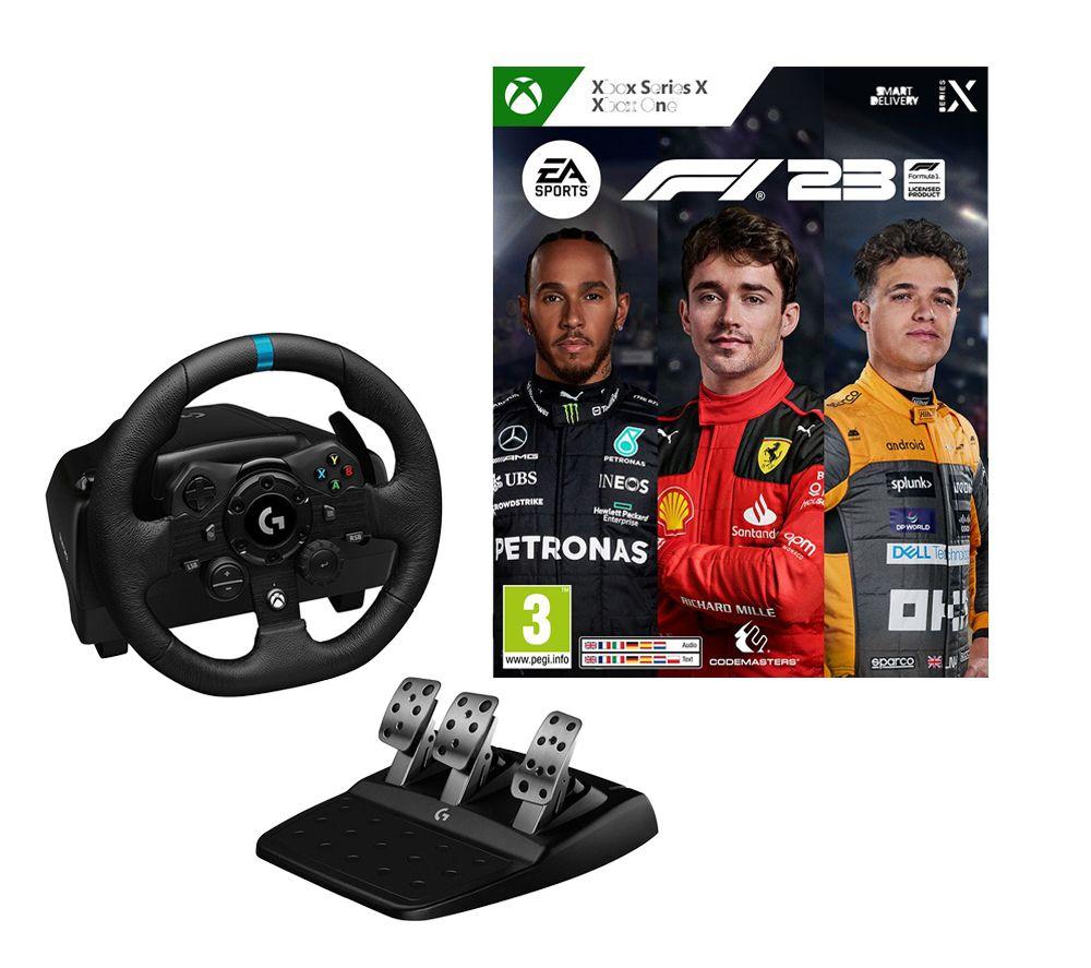 Buy LOGITECH G923 Racing Wheel Pedals (Xbox PC) & F1 23 Bundle Currys