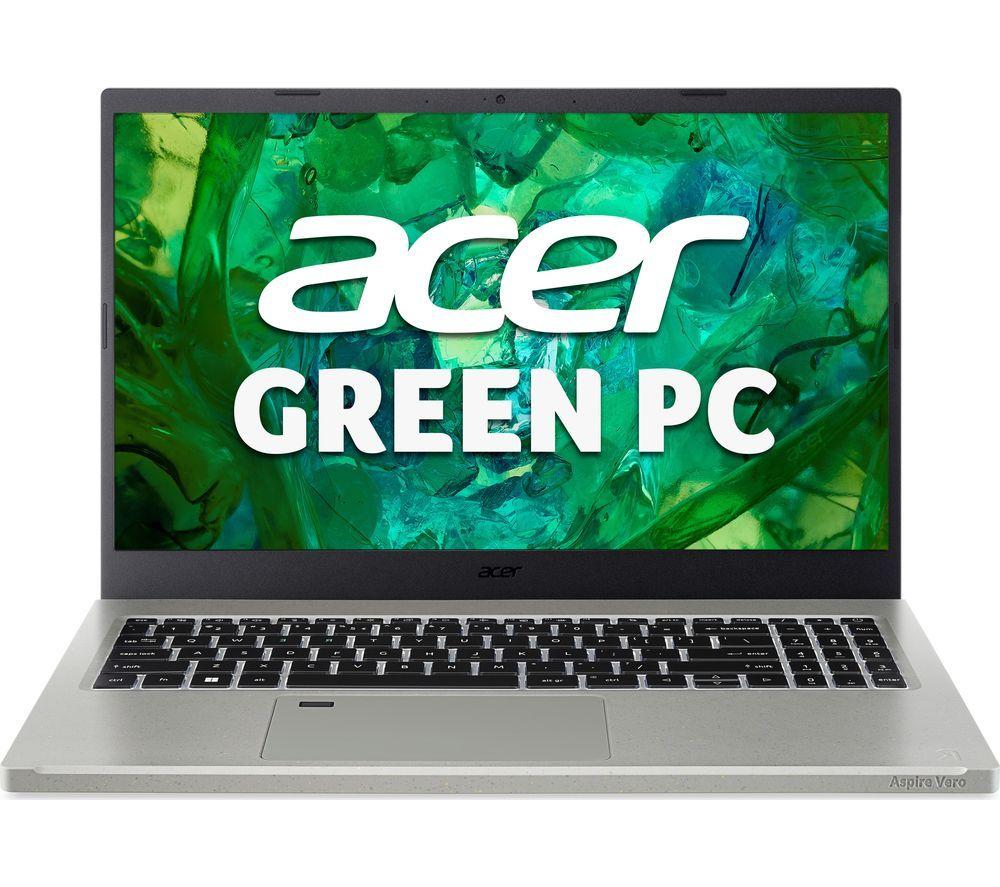 ACER Aspire Vero AV15-53 15.6 Laptop - IntelCore? i5, 512 GB SSD, Grey, Silver/Grey