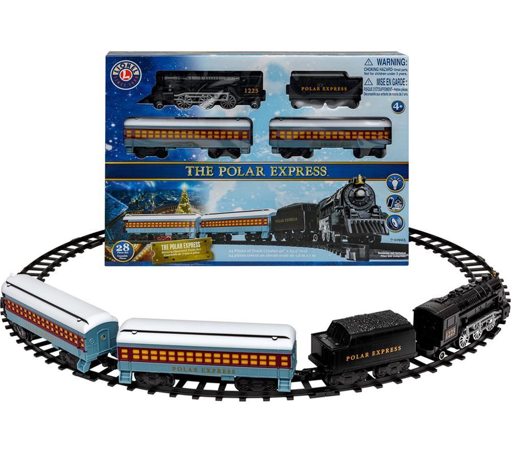 LIONEL TRAINS Polar Express 711925 Mini Model Train Set - Black & Blue