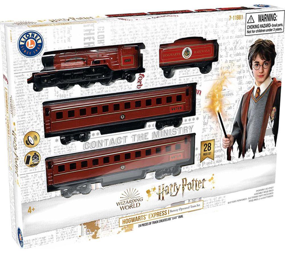 LIONEL TRAINS Hogwarts Express 711981 Mini Model Train Set - Black & Brown