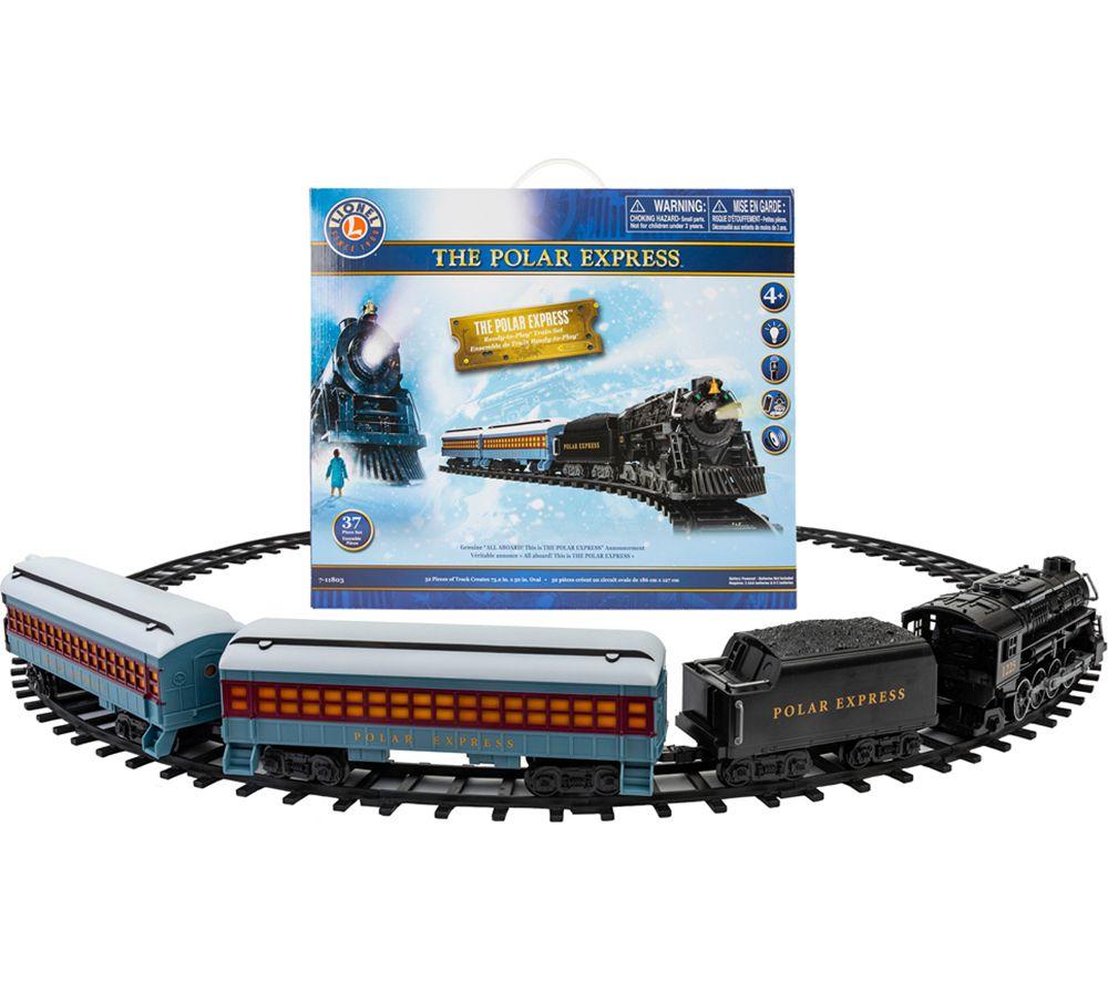 Lionel Trains Polar Express 711803 Mini Model Train Set - Black & Blue