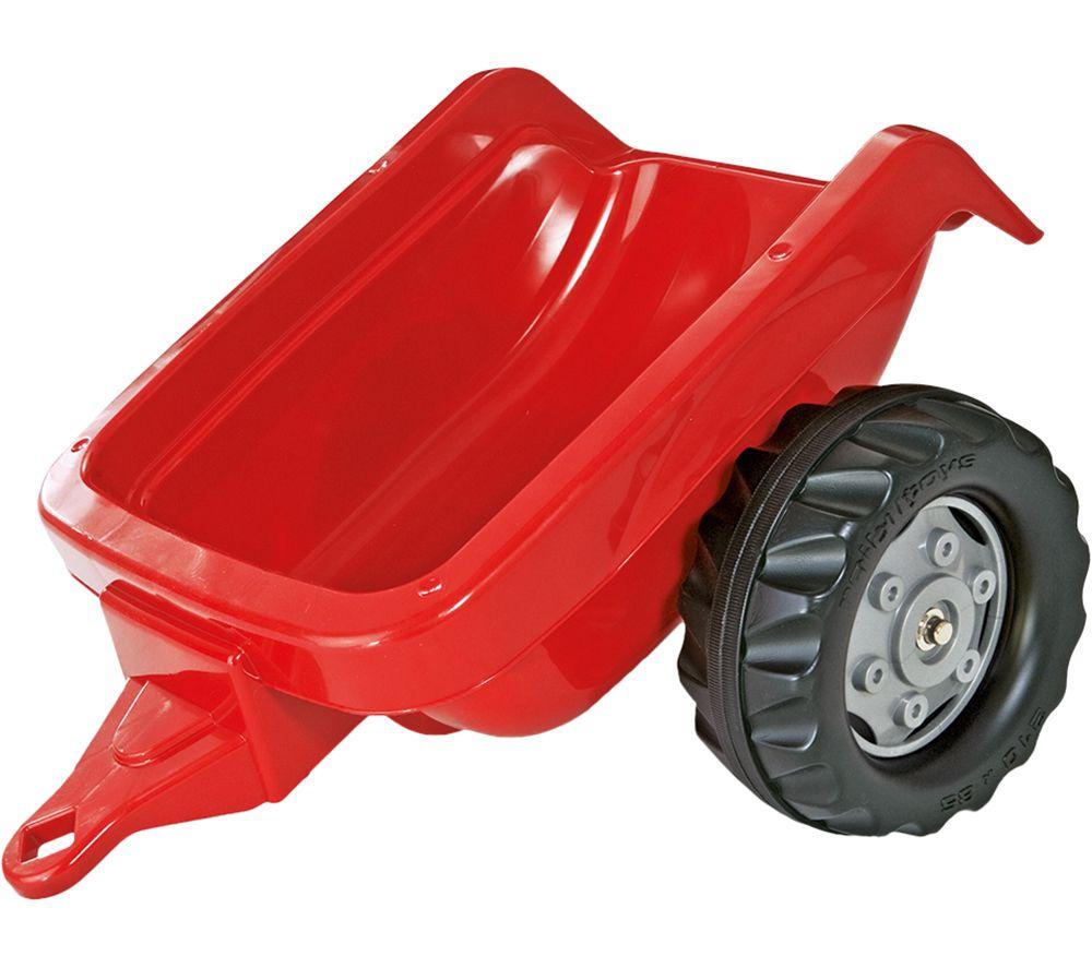 ROLLY TOYS rollyKid Case 1170 CVX Tractor & Trailer Kids' Ride-On Toy - Black & Red image number 2 of 2