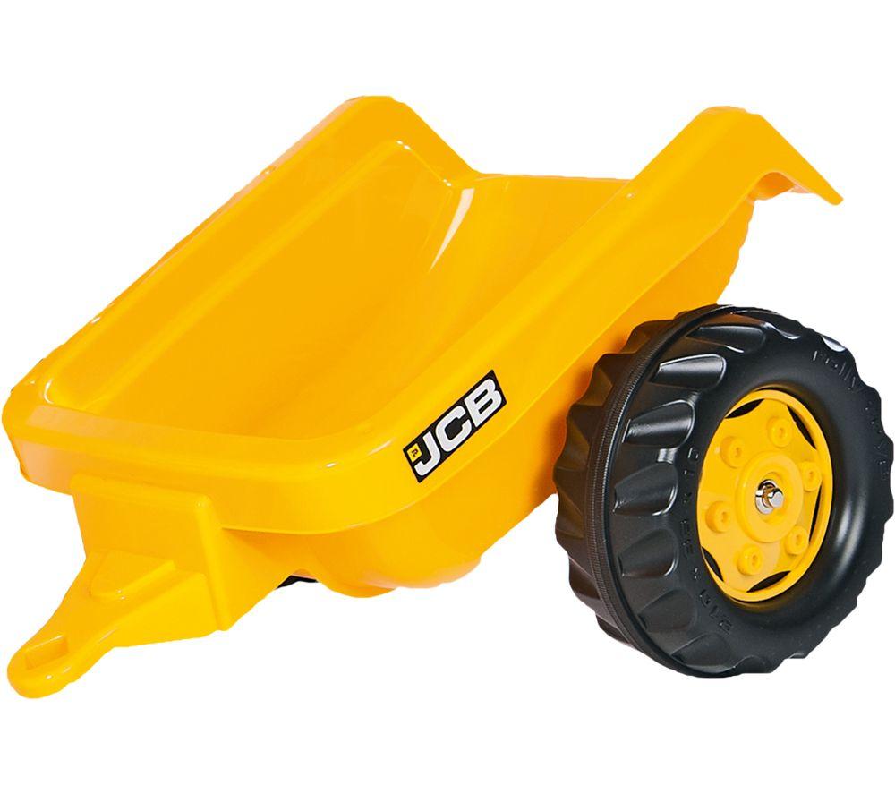 ROLLY TOYS rollyKid JCB Loader & Trailer Kids' Ride-On Toy - Black & Yellow image number 3 of 3