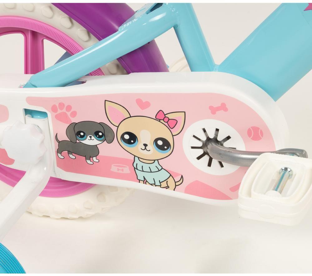TOIMSA Pets 12" Kids' Bike - Blue & Pink image number 9 of 11