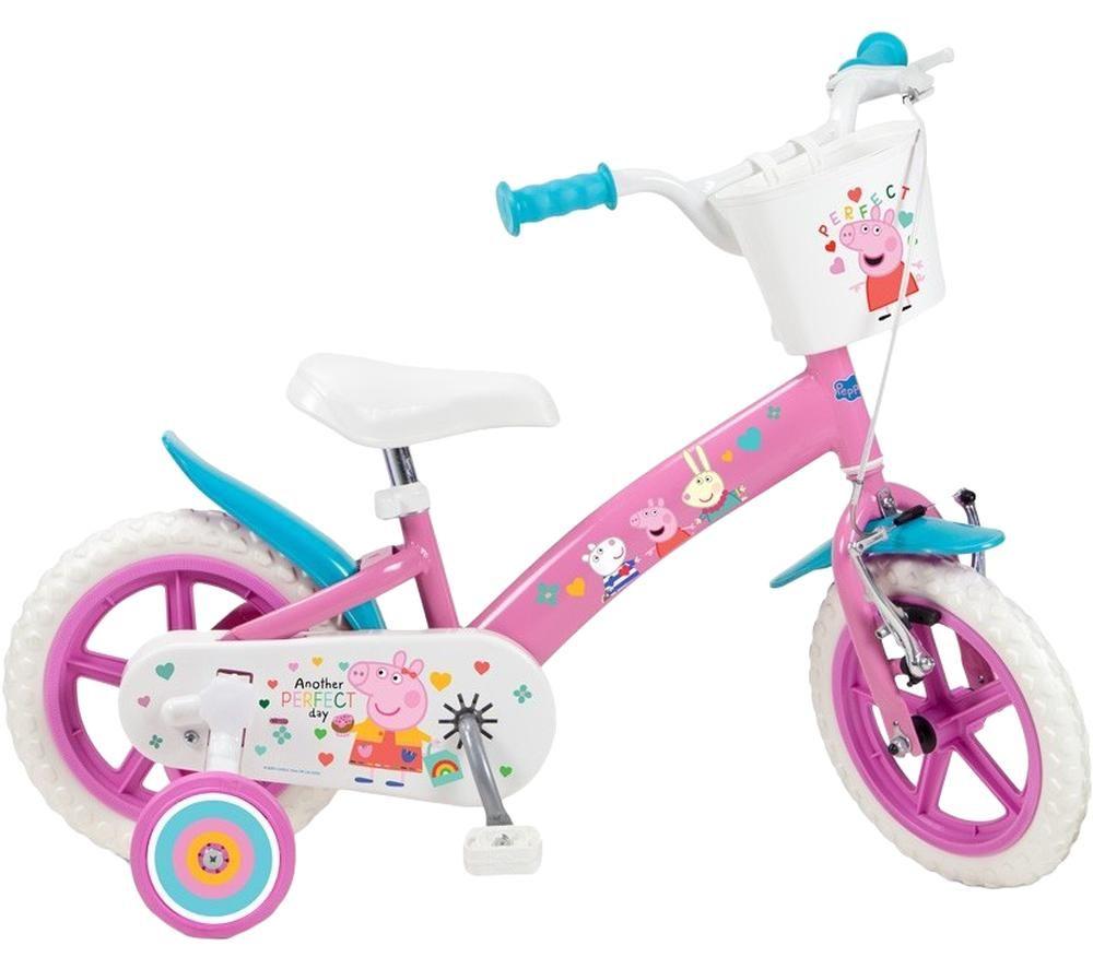 TOIMSA Peppa Pig 12" Kids' Bike - Pink image number 9 of 11
