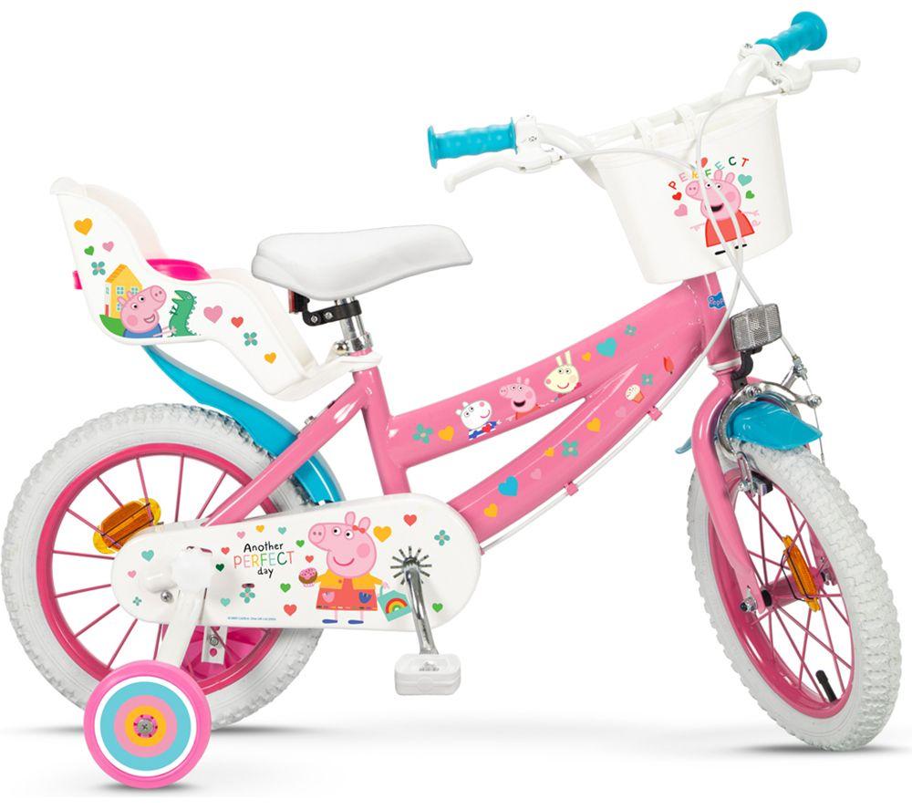 Peppa pig bike 14 inch best sale