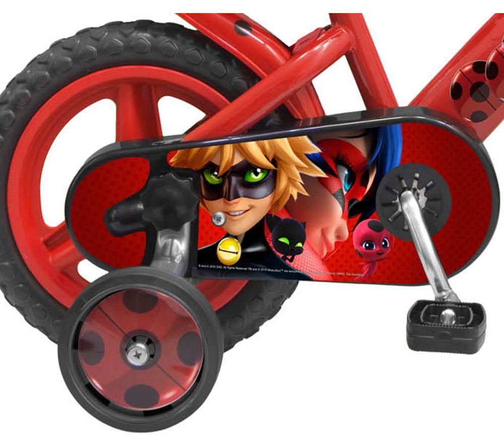 TOIMSA Miraculous Kids' 12" Bicycle - Red image number 3 of 5