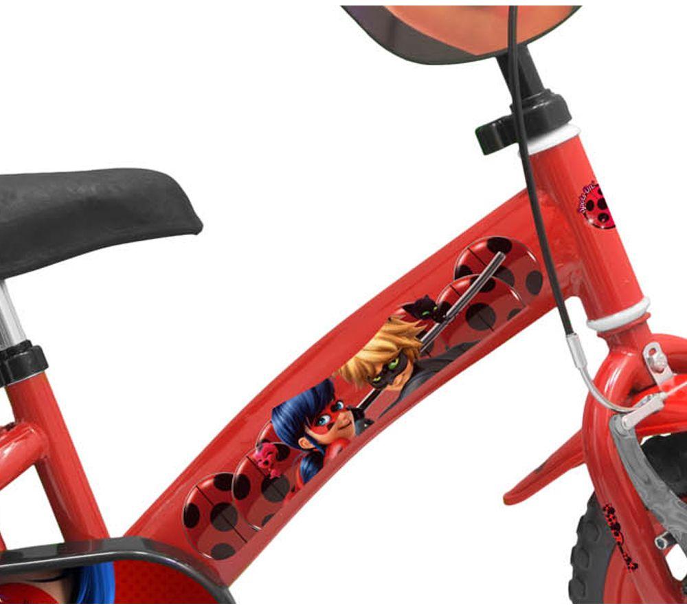 TOIMSA Miraculous Kids' 12" Bicycle - Red image number 5 of 5