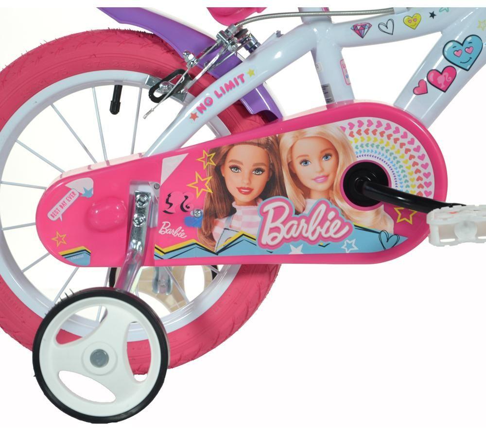 Buy DINO BIKES Barbie Kids 16 Bike Blue Pink Currys