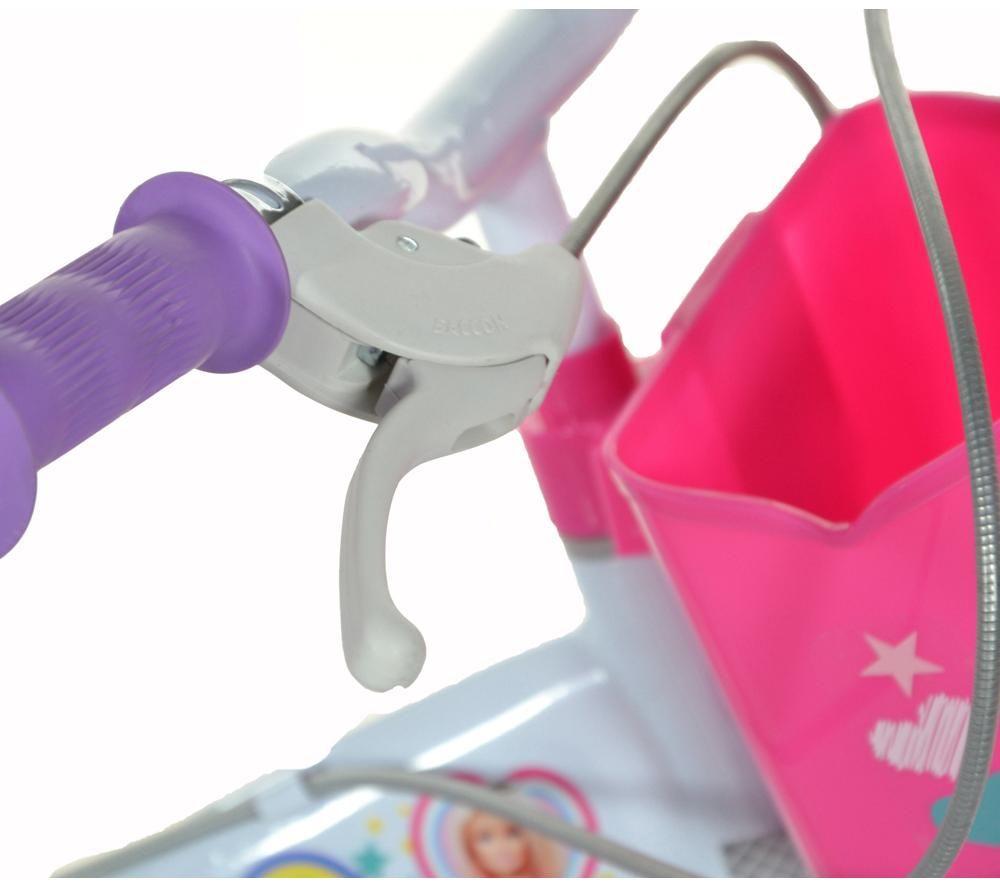 DINO BIKES Barbie Kids' 16" Bike - Blue & Pink image number 5 of 12
